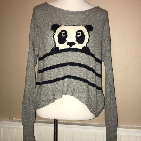 Hollister Sweaters - Hollister panda striped sweater Hollister Sweaters - Hollister panda striped sweater